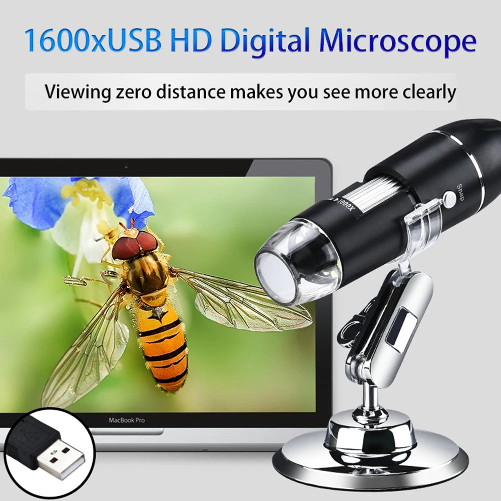 1600X Portable Electronic Digital Handheld Magnifier Microscope