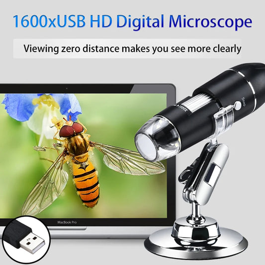 1600X Portable Electronic Digital Handheld Magnifier Microscope
