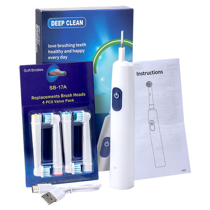 Kids Smart Electric Toothbrush with Rotary Heads and 5 Modes Setting,