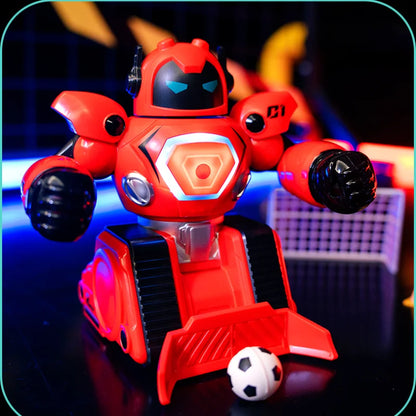 Interactive 2.4G Remote Control Football Fighting Robots Double Battle Boxing Game