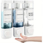 Wall-mounted, 3-in-1 Shampoo and Conditioner Dispenser,