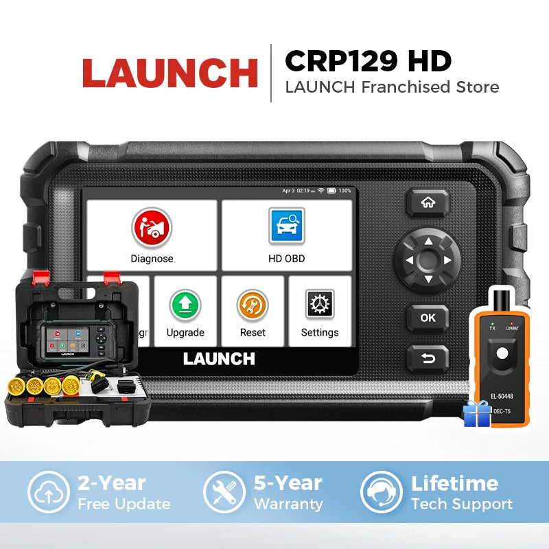 CRP129 HD Heavy Duty Full System 24V Diesel Trucks Diagnostic/Scanner Tool