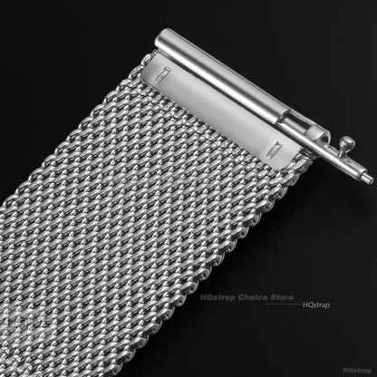 Quick Release Milanese Strap Universal Bracelet for DW  18mm - 24mm 0.6mesh Stainless Steel
