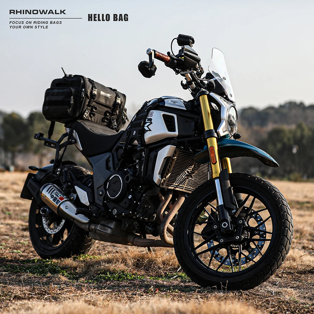 Motorcycle Travel Luggage Bag Waterproof 19L-80L Expandable Big Capacity Motor Tail/Trunk/Rack Bag For Most motorcycle