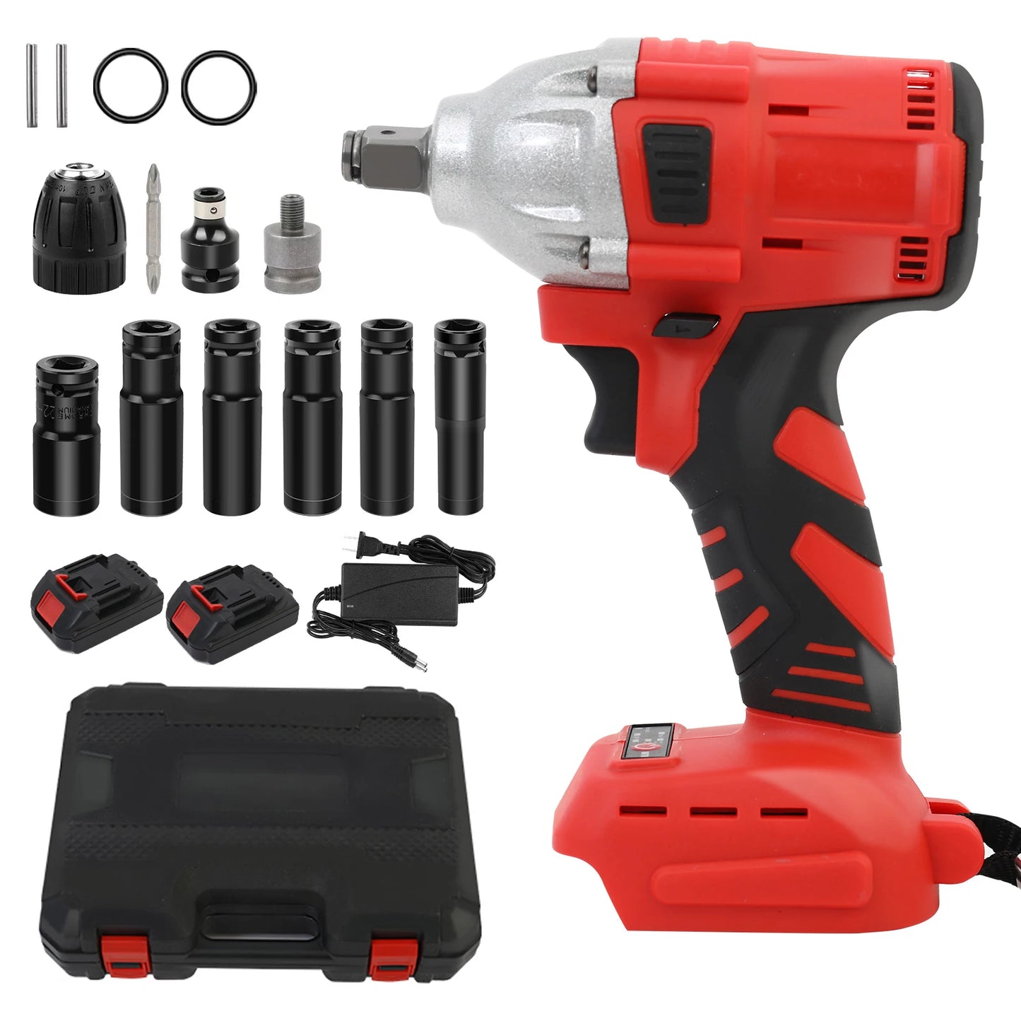Cordless Electric Impact Wrench Set 1000 N.M