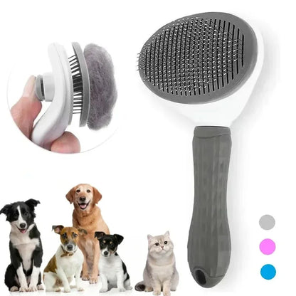 Dog / Cat Self Cleaning Pet Hair Remover Brush