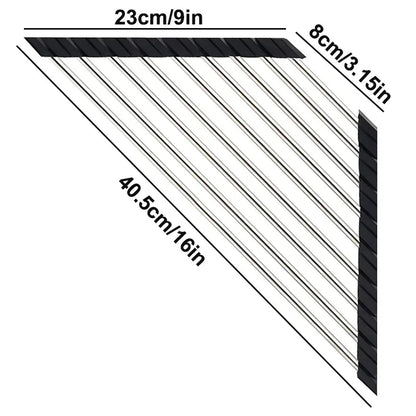 Triangle Stainless Steel Draining Rack