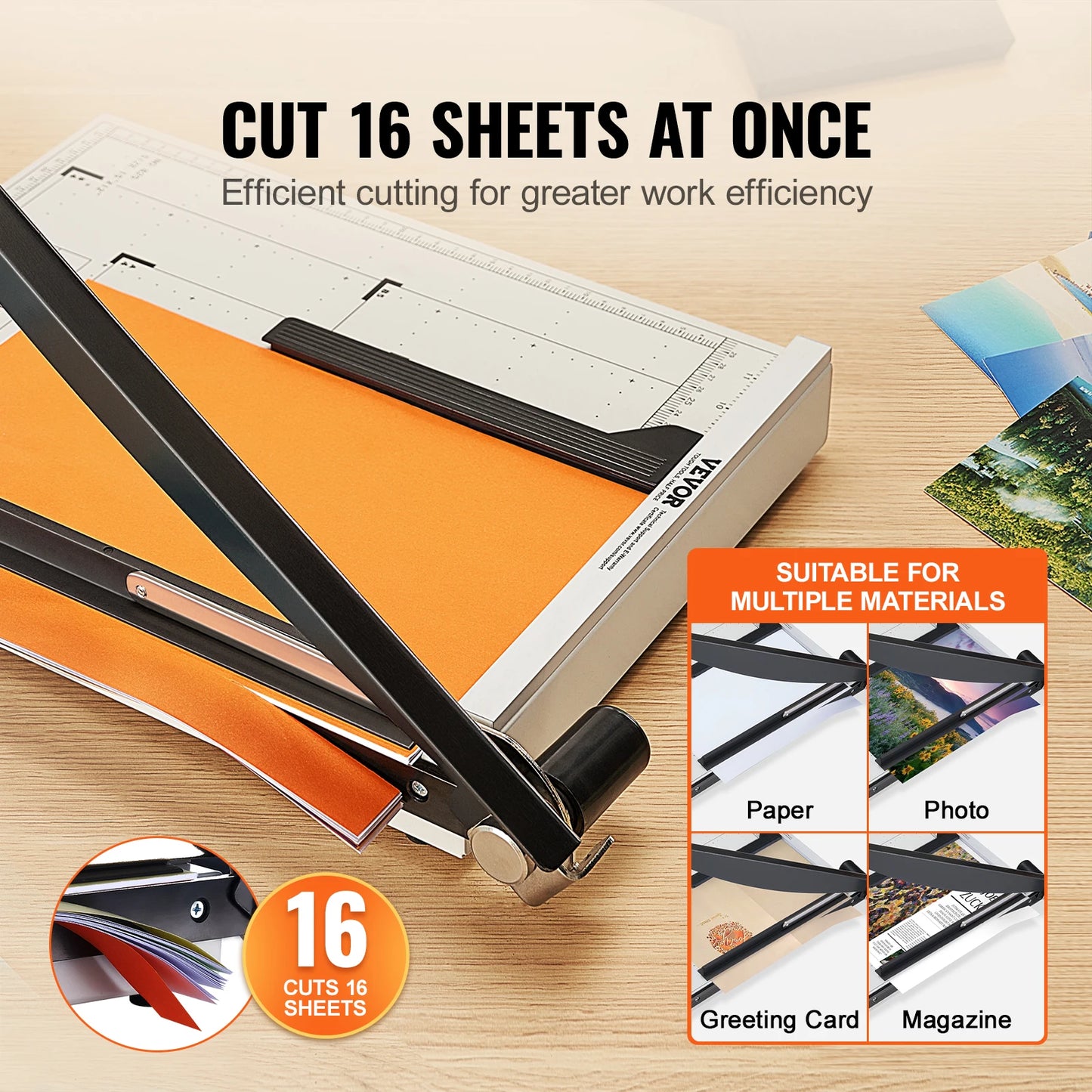 Heavy Duty Paper Cutter for Home Office School