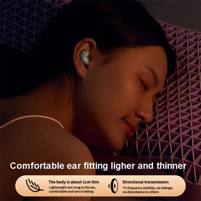 Invisible Sleep Bluetooth IPX5 Waterproof Earbuds Touch Control Headsets