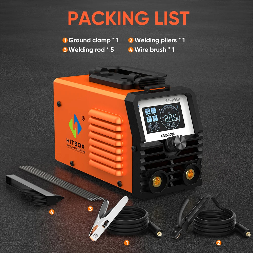 ARC200S 2 in 1 Portable Arc Welding Machine 220V 10-25.2