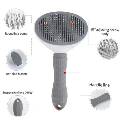 Dog / Cat Self Cleaning Pet Hair Remover Brush