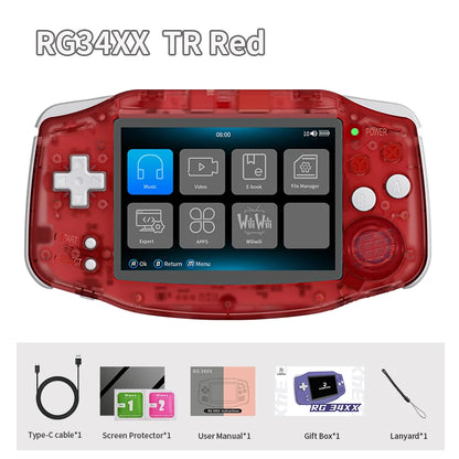 ANBERNIC RG34XX Retro Handheld Game Console 64-bit Video Gaming Player