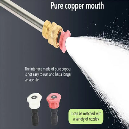 Portable Wireless Electric Car Pressure washer, Foam Spray Gun Car Cleaning Tool,