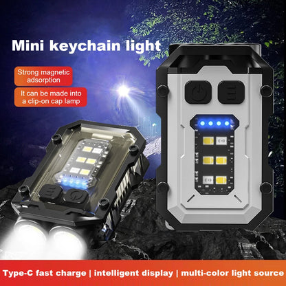 Super Bright Rechargeable Keychain Flashlight 180LM