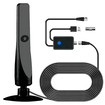TV Digital 4K 1080P Portable Antenna 50 Miles Range