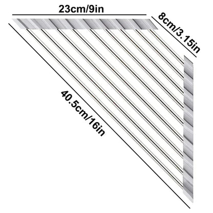 Triangle Stainless Steel Draining Rack
