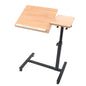 Adjustable 360 Rotating Desk/Tabletop Mobile Stand, Home Office Tray, Rolling Study Table, Computer Workstation