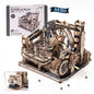 Marble Spaceport 3D Wooden Puzzle Motor driven Mechanical Model Kits for Kids Adults