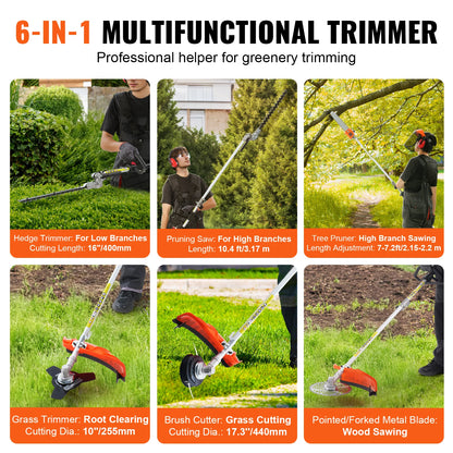 6-in-1 Multi-Functional Trimming Tools Package Weed-eater