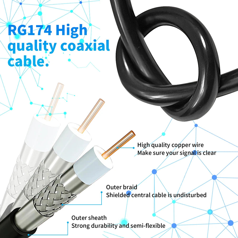 TV Digital 4K 1080P Portable Antenna 50 Miles Range