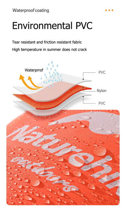 Inflatable Swimming Buoy Waterproof with 28L Storage Dry Bag