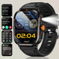2025 Men's Smart Watch with Wireless Calling, and Dual Straps (Stainless Steel+Silicone),