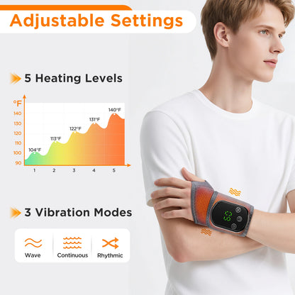 Wrist/Hand Heated Vibrating Massager
