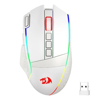 M991 Wireless Gaming Mouse with 9 Macro Buttons RGB Backlight Mice,
