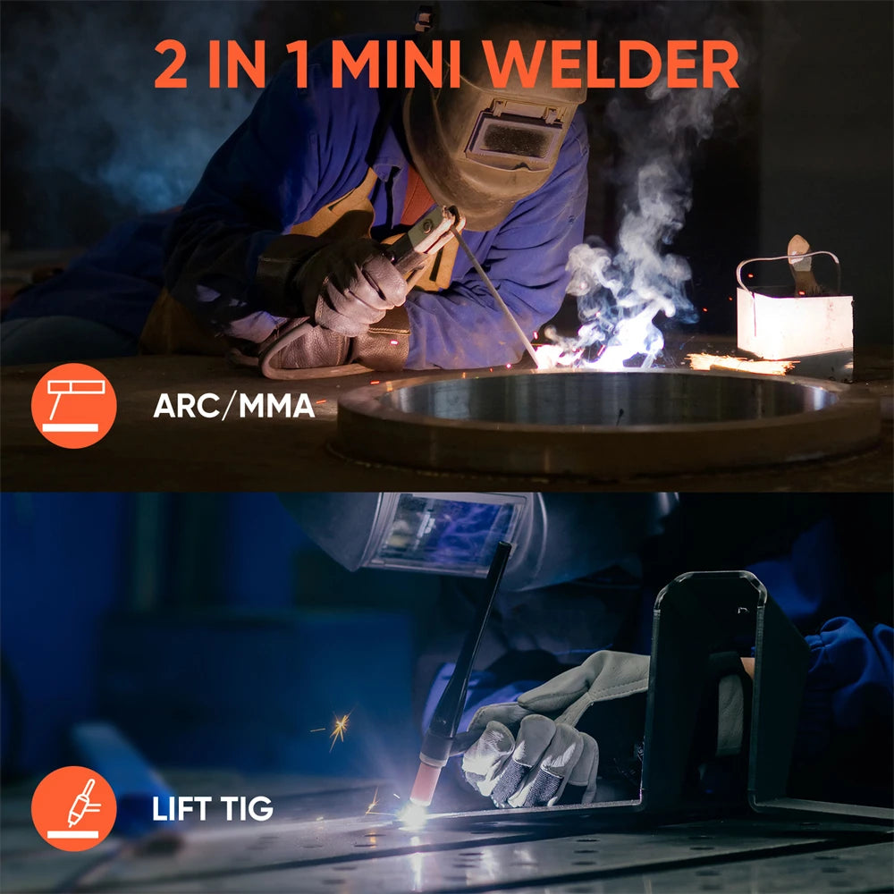 ARC200S 2 in 1 Portable Arc Welding Machine 220V 10-25.2