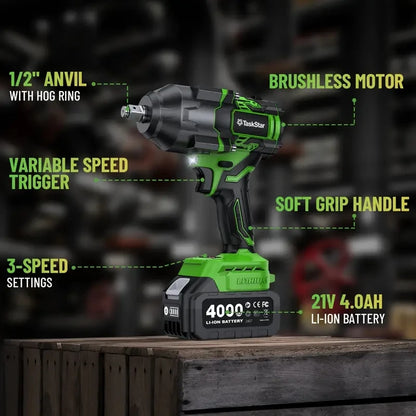 1/2'' Brushless Impact Electric Wrench