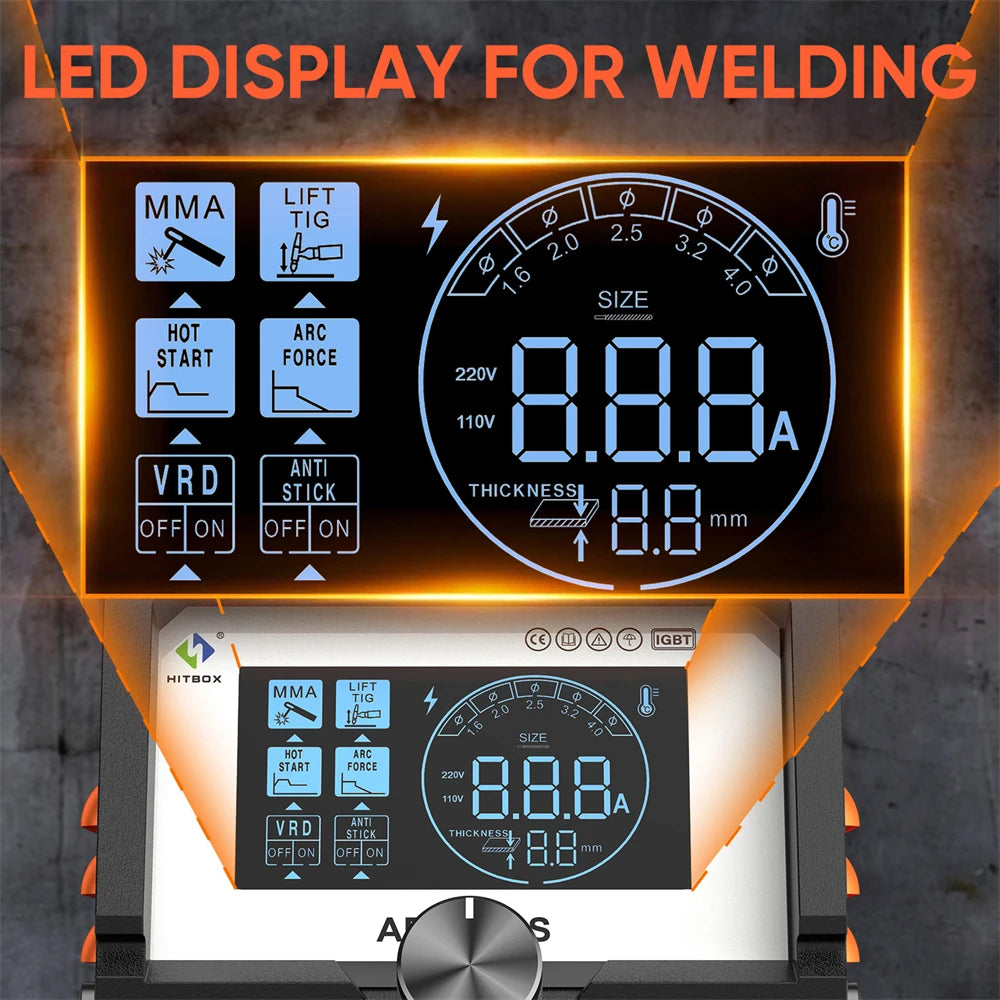ARC200S 2 in 1 Portable Arc Welding Machine 220V 10-25.2