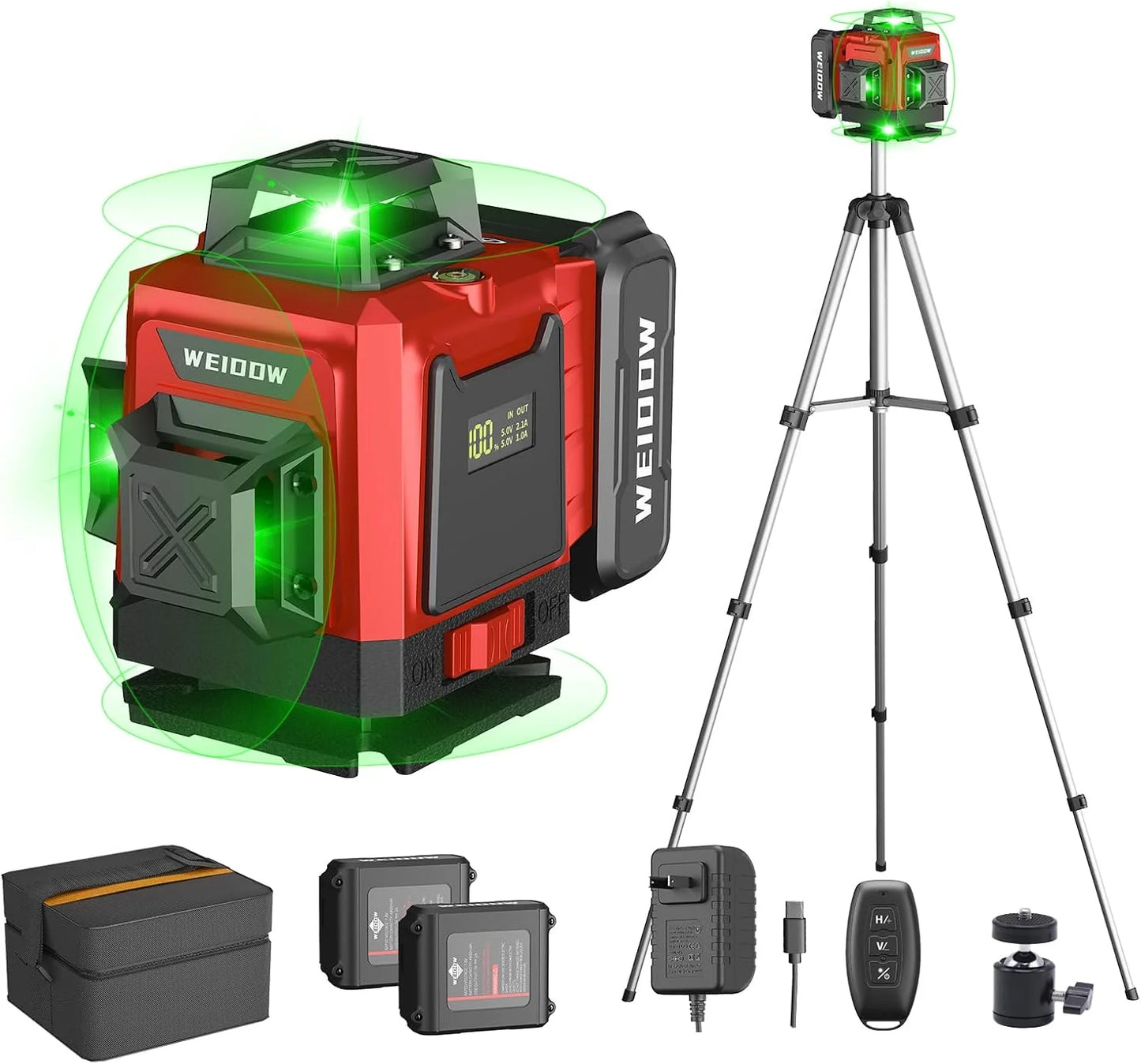 Professional 4D 16 Lines Laser Level with 360 Self Leveling Laser