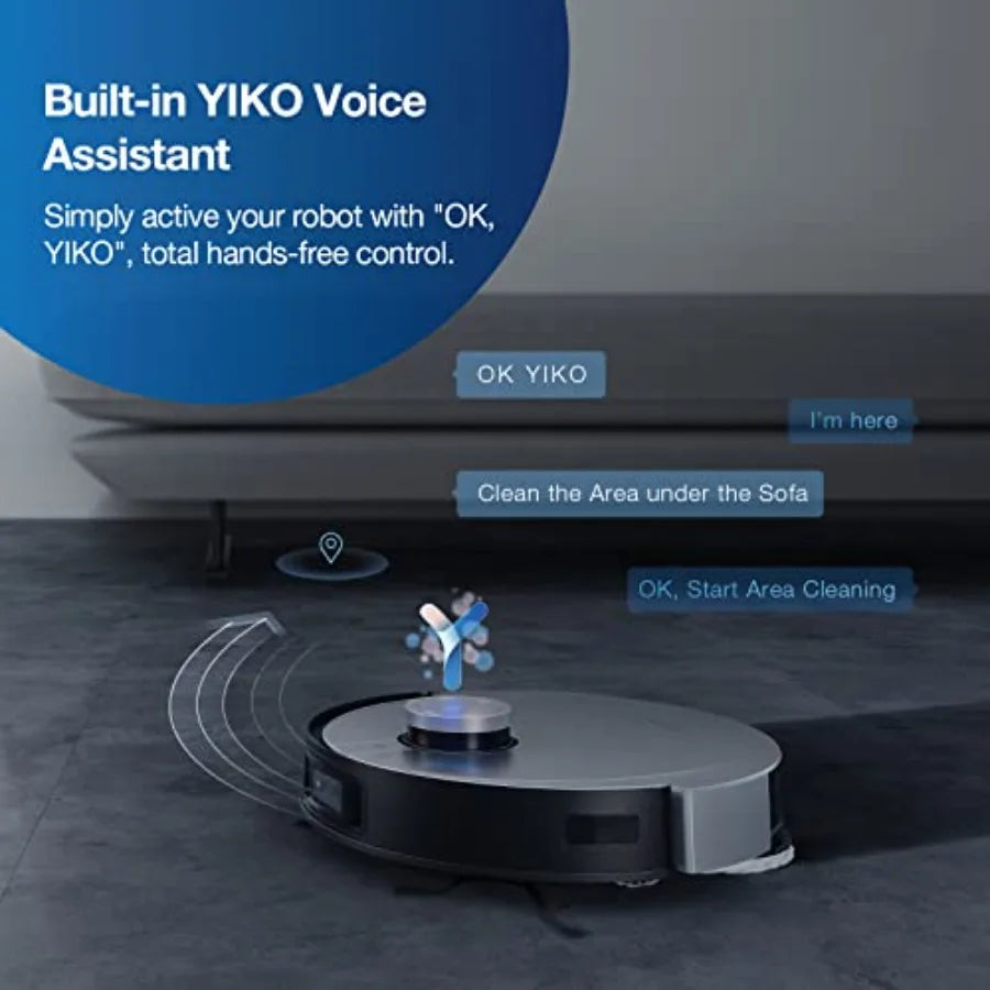 Robotic Vacuum Cleaner Auto Empty Station + True Mapping 2.0 + AI Voice Assistance - Certified Refurbished