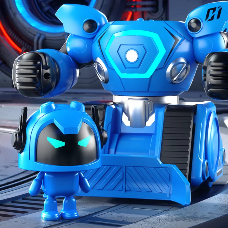 Interactive 2.4G Remote Control Football Fighting Robots Double Battle Boxing Game