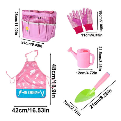 Kids Gardening Tool set With Watering Can