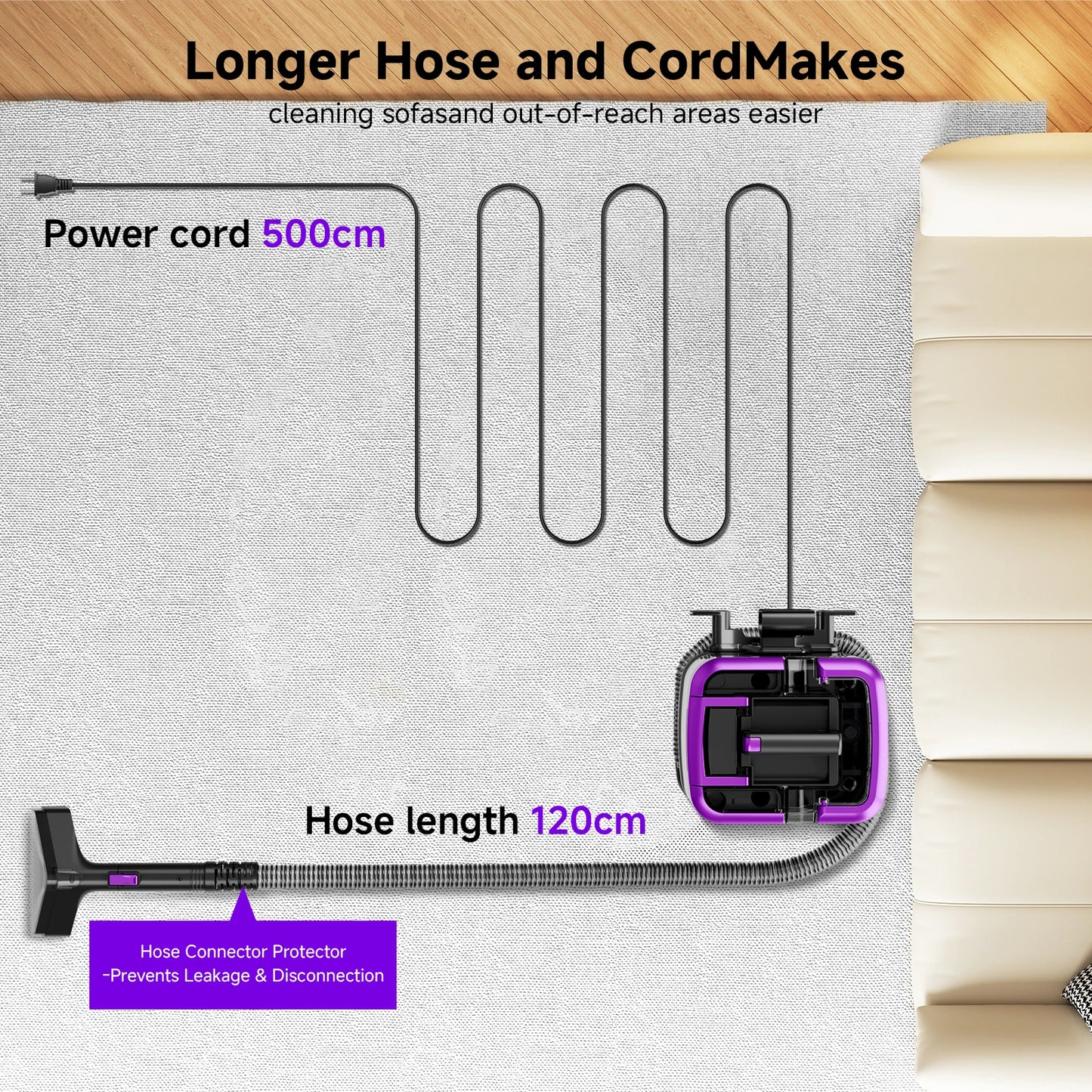 Honki Portable Carpet/ Upholstery Multifunctional Cleaner