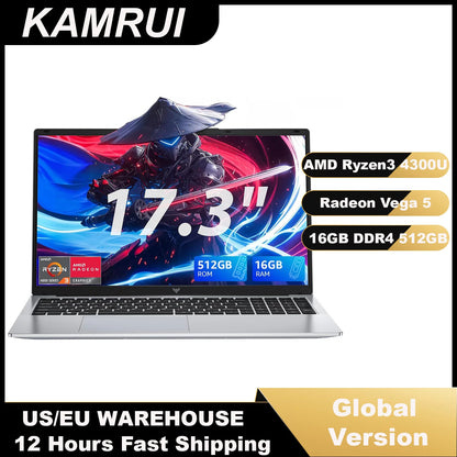 AX17PRO Laptop 17.3Inch AMD Win11 Computer
