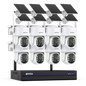 4MP Wireless PT Solar Security Camera System 16CH NVR 2.4G&5.8G dual-band Built-in Battery