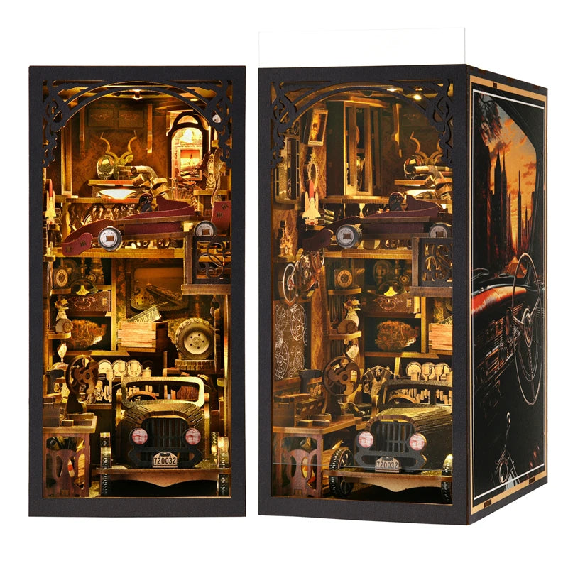 Book Nook Kit Magic House DIY Wooden Puzzle Bookshelf Home Decoration Gifts