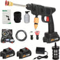 Portable Wireless Electric Car Pressure washer, Foam Spray Gun Car Cleaning Tool,