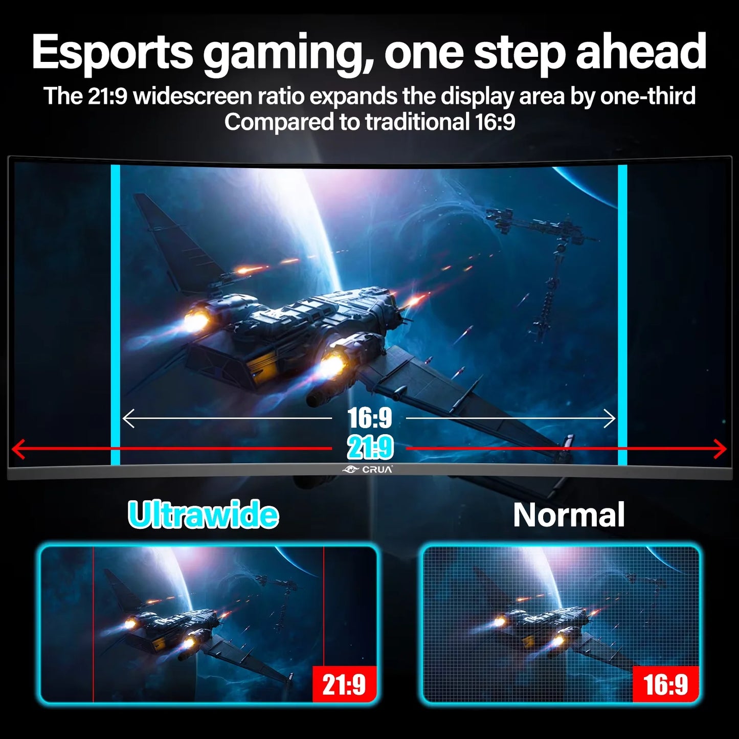 34-inch Curved Ultrawide Gaming Monitor