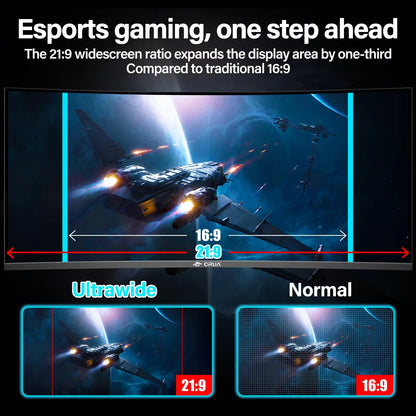 34-inch Curved Ultrawide Gaming Monitor