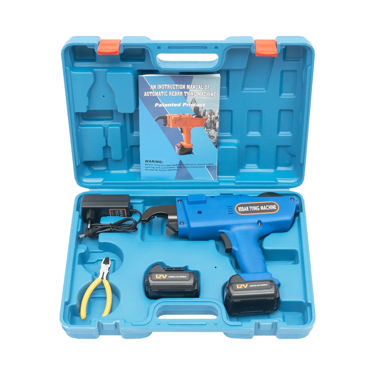 8mm-34mm Automatic Rebar Handheld Rebar Tying Machine/Wire Pliers Tool Kit/Batteries