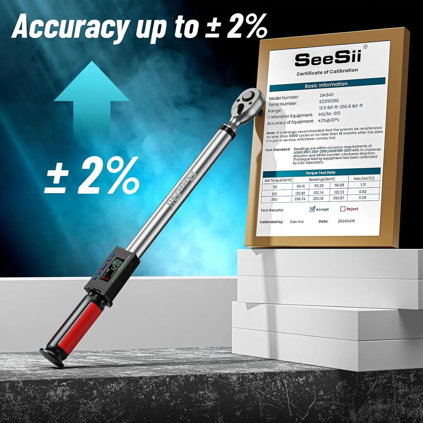 Digital 1/2" Drive Electric Torque Wrench