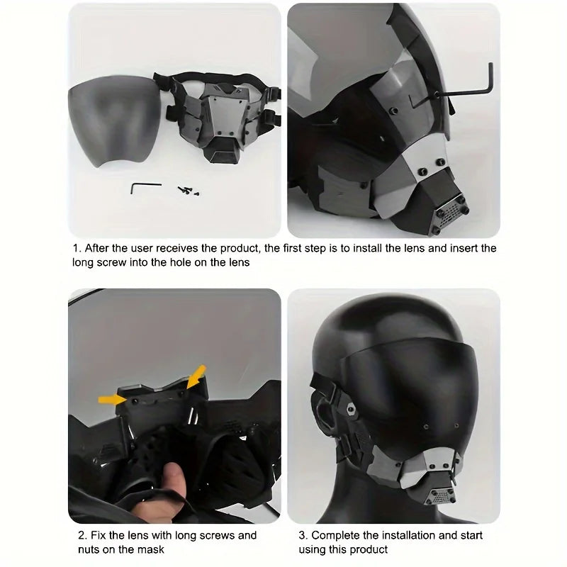 CyberPunk Sci-Fi Futuristic Cosplay Mask