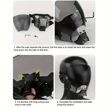 CyberPunk Sci-Fi Futuristic Cosplay Mask