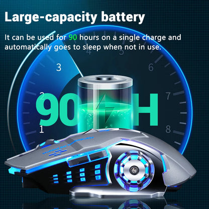Rechargeable Wireless Bluetooth Gaming Computer Mouse