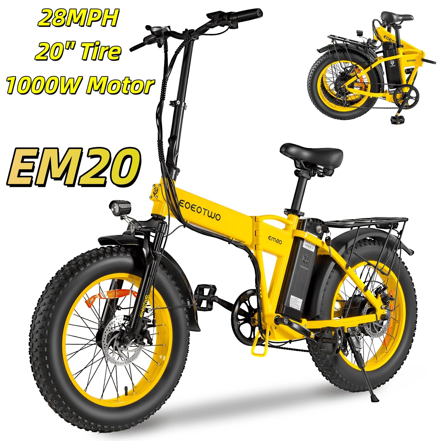 1500W Fat Tire Off Road Electric E Bike 34MPH