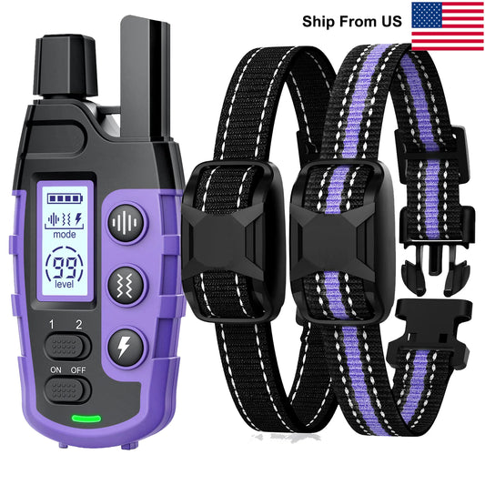 3300Ft Waterproof Dog Training Collar with Remote Control for Pet Behavior