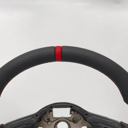 Volkswagen Golf GTI GTE GLI Tiguan 2013-2019 Perforated Leather Carbon Modify Design Steering Wheel